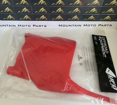 #ad UFO Front Number Plate Red For Honda CR125 CR250 CRF250r CRF450r 2002 2007 New $24.99