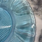 Vintage Blue Tulip 10.5” Glass Plate - Dell — photo 4