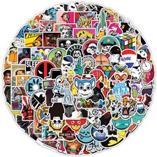 100/200/300Pcs Skateboard Stickers Bomb Vinyl Laptop Luggage Decals Dope Sticker