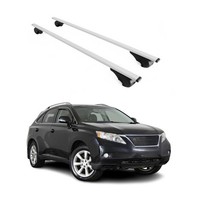 DachträGer GrundtäGer FüR Lexus Rx 2003-2015 75Kg Metall Silber 2 Tlg