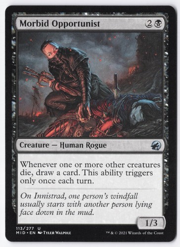 Morbid Opportunist 113/277 Innistrad: Midnight Hunt