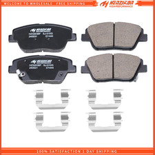 Front Ceramic Brake Pads with Hardware for 2011 - 2015 Hyundai Sonata 2.0L 2.4L