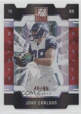 2009 Donruss Elite Status Red Die-Cut 46/89 John Carlson #87 7dt
