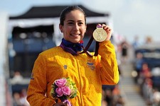 Cycling Mariana Pajon Colombia 2012 Bmx Olympic Gold 7 Old Photo