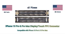 iPhone 15 Pro & Pro Max LCD/Touch FPC - x2 - Display, Solder, Brand New
