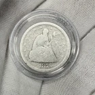 1875-S 25c Seated Liberty Quarter 1/4 Dollar Silver US Type Coin BETTER DATE!