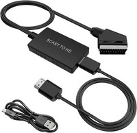 Scart Auf Hdmi Adapter,Scart Zu Hdmi Konverter Kabel,720P/1080P HD Konverter