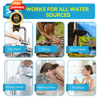 Heavy Metals Water Test Strips (8 Tests) - 100ct Home Testing Kit for...