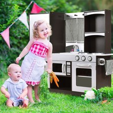 Kids Girls Boys Modern Pretend Play Kitchen Cooking Toy Playset Gift for 3 Yrs 