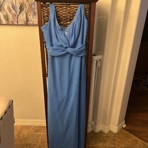 New Forever Yours  Prom Bridesmaids Party Dress Periwinkle Blue sz 14 See Pics