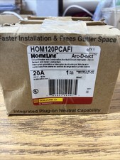 6pcs SQUARE D HOMELINE HOM120PCAFI HOM120PCAFIC 20A AFCI PLUG ON NEUTRAL NEW