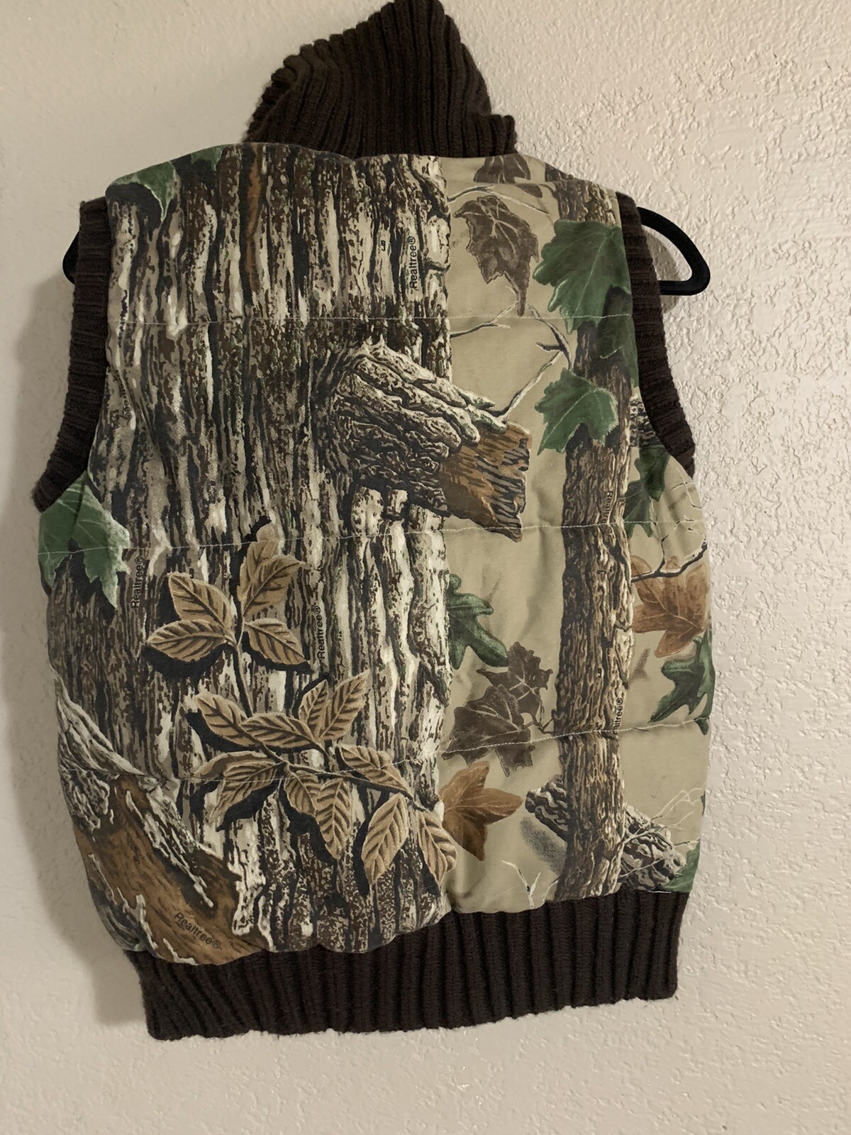 REI Realtree Camo Puffer Camouflage Vest Women's L Zi… Gem