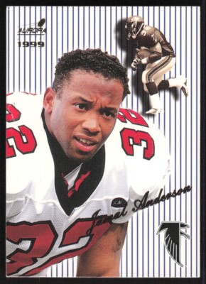1999 Aurora Jamal Anderson #6 Atlanta Falcons