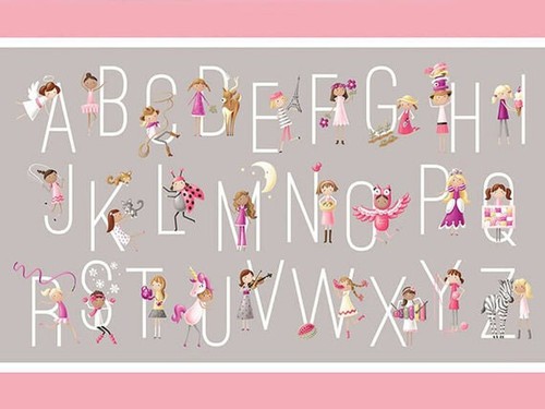 Alphabet Girls Vinyl Placemat - Picture 3 of 4