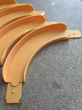 Hot Wheels Compatible 90 Degree Bank Turns orange Set Of 4