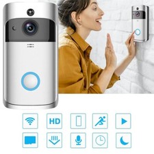 Front Door Wifi Video Doorbell Intercom Security Camera Door Cam 2 Way Audio