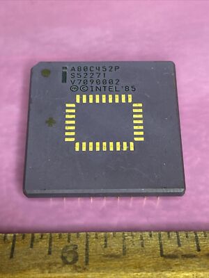 Intel A80C452P Piggyback Microprocessor Ceramic Gold