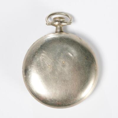 Elgin Antique Open Face Keystone Silveroid Pocket Watch 17951565