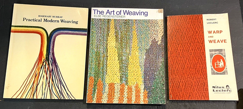 Weaving Weaver How To Book Lot Warp & Weave Leclerc Art of Signed by Author