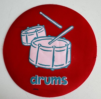 Cranium Hullabaloo Replacement Pad RED DRUMS Circle Pad Foot Mat FREE SHIPPING!