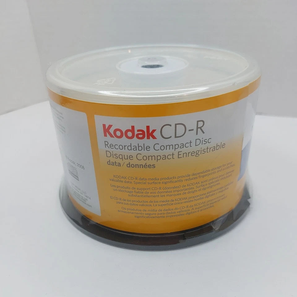 Kodak CD-R 52x 700mb 80 minutes 50 Pack CDs Recordable Compact Disc - Image 4 of 4