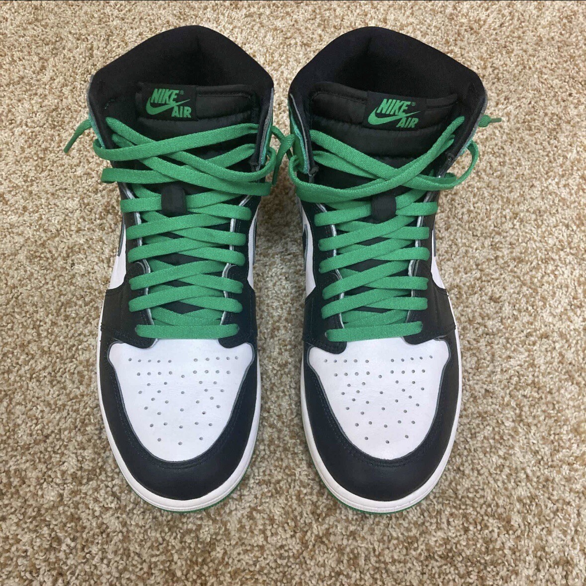 Air Jordan 1 Retro High OG Lucky Green DZ5485 031 Mens Size 12 Nike