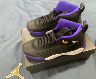 Air Jordan Jumpman Pro Style Men\'s Black and Purple Basketball Shoes Jordan Jumpman Pro  main image 2