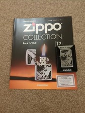 Deagostini Zippo Collection No 12 Rock&rsquo;n&rsquo;Roll Lighter Never Struck