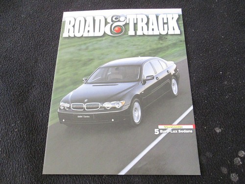 BMW Serie 7 2002-2005 Schnitzer R&T juego catálogo de artículos de prueba E65 66 folleto - Imagen 4 de 7