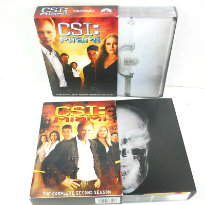 CSI: Miami - The First & Second Seasons 1 & 2  DVD Sets Pre-owned