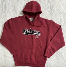 J America Alabama Crimson Tide Men's Hoodie, Medium - Cotton Blend,