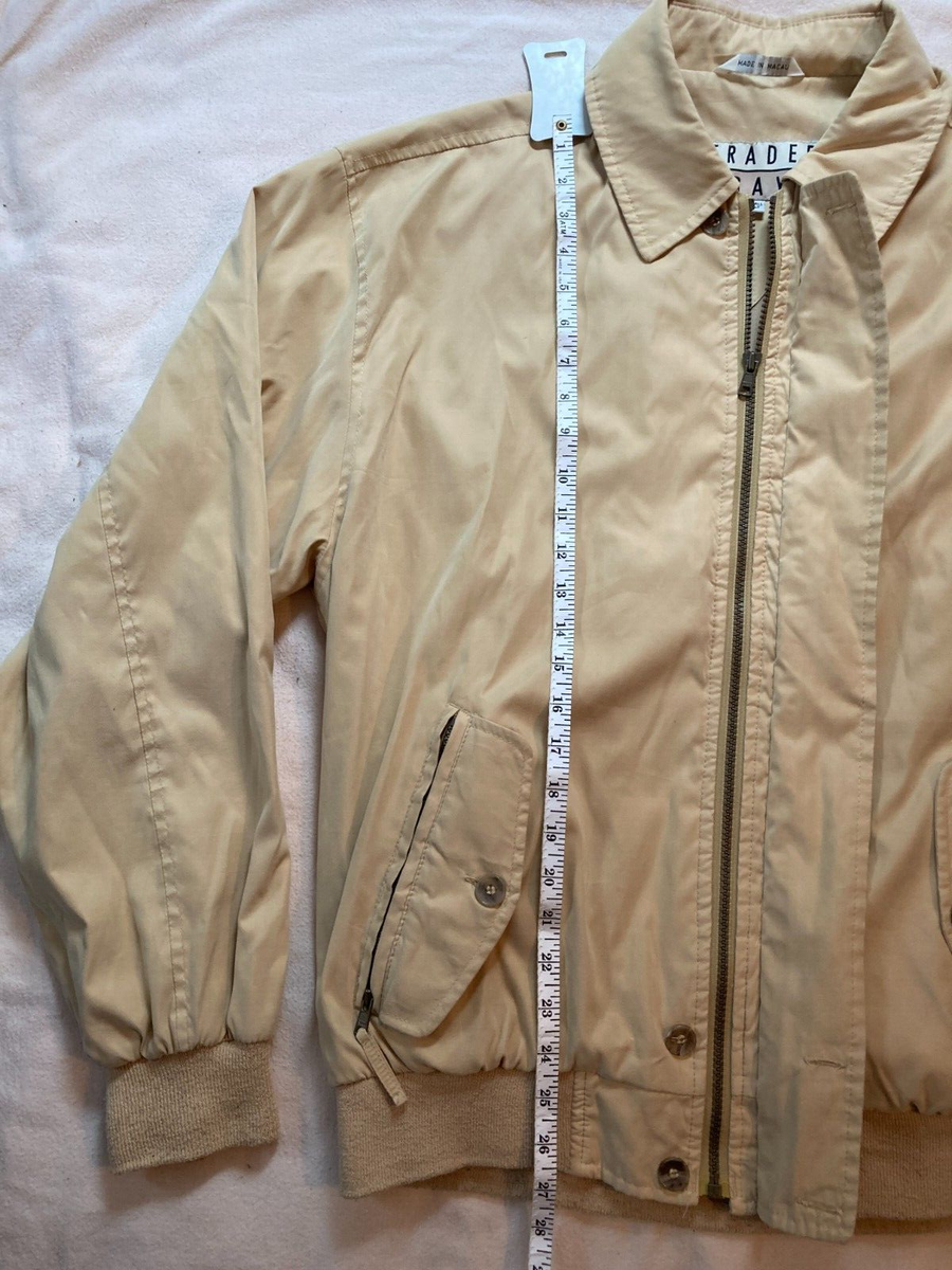 Trader Bay Men's LT Yellow Bomber/Windbreaker Full Zip Jacket