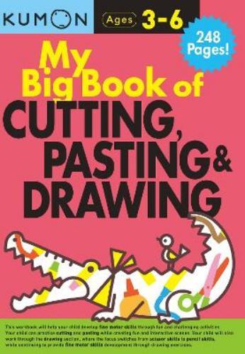 Kumon Publishing My Big Book of Cutting, Pasting & Drawing (Tascabile)