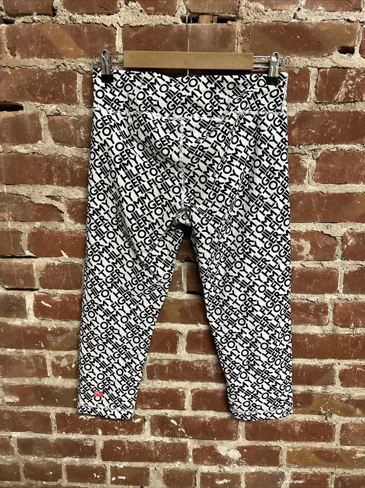 Tommy Hilfiger Deportivo Mujer Blanco AOP Leggings Talla Grande Nylon Atlético Foto 2 de 3