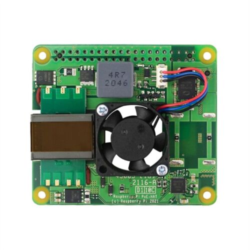 For RaspberryPi POE+ HAT 4B/3B Supports 802.3At Poe+ Standard With 5VDC/4A - Bild 1 von 8