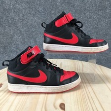 Nike Shoes Youth 5 Court Borough Mid Basketball Sneakers Red Leather CD7782-003