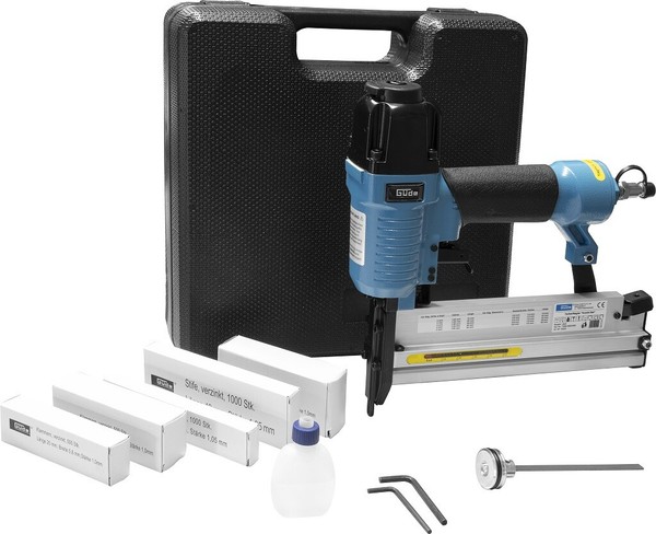 Druckluft-KlammergeräT Drucklufttacker Kombi Set Nagler Tacker GüDe 40220-image