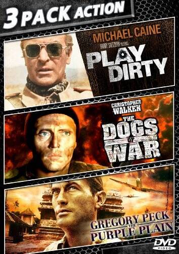 Play Dirty/The Dogs of War/The Purple Plain - DVD - VERY GOOD
