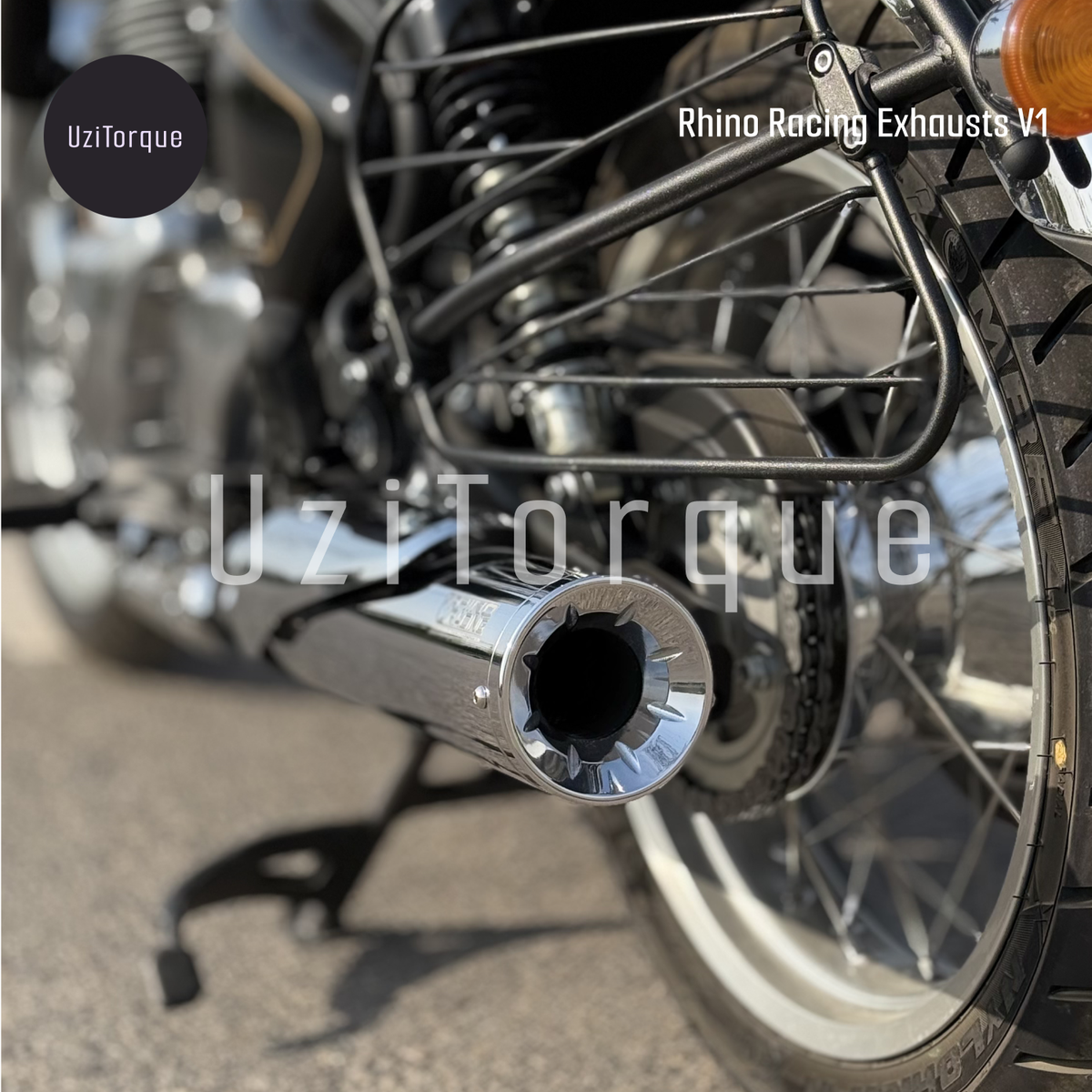 Rhino Racing Exhausts For Royal Enfield Classic 650 V1 (Stainless