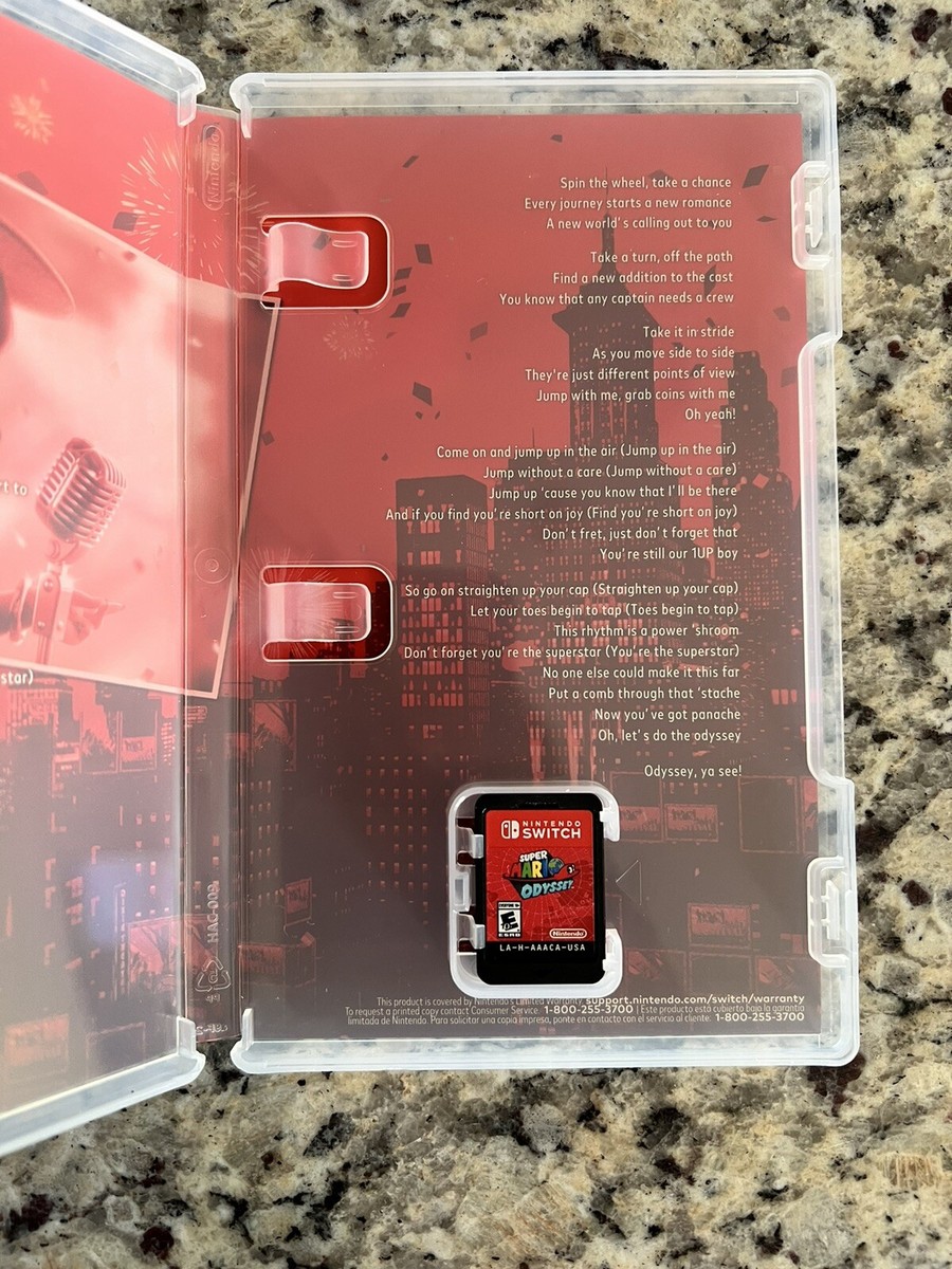 Super Mario Odyssey Nintendo Switch Game | eBay
