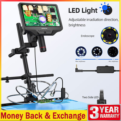 Andonstar AD409-MAX WiFi Microscope Digital Microscope LCD Screen for PCB Repair