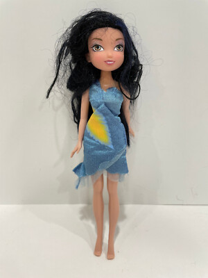 Disney Jakks 2010 SILVERMIST 9'' Fairy Doll Tinkerbell Lost Treasure Blue Yellow