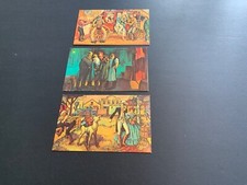 Las Vegas, Nev.  Lucky Casino Paintings  Set of 3- Vintage Standard Postcards
