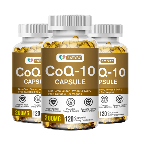 COQ 10 Coenzyme Q-10 120/240/480 Capsules 200mg Cardiovascular Health Anti-Aging - Picture 13 of 16
