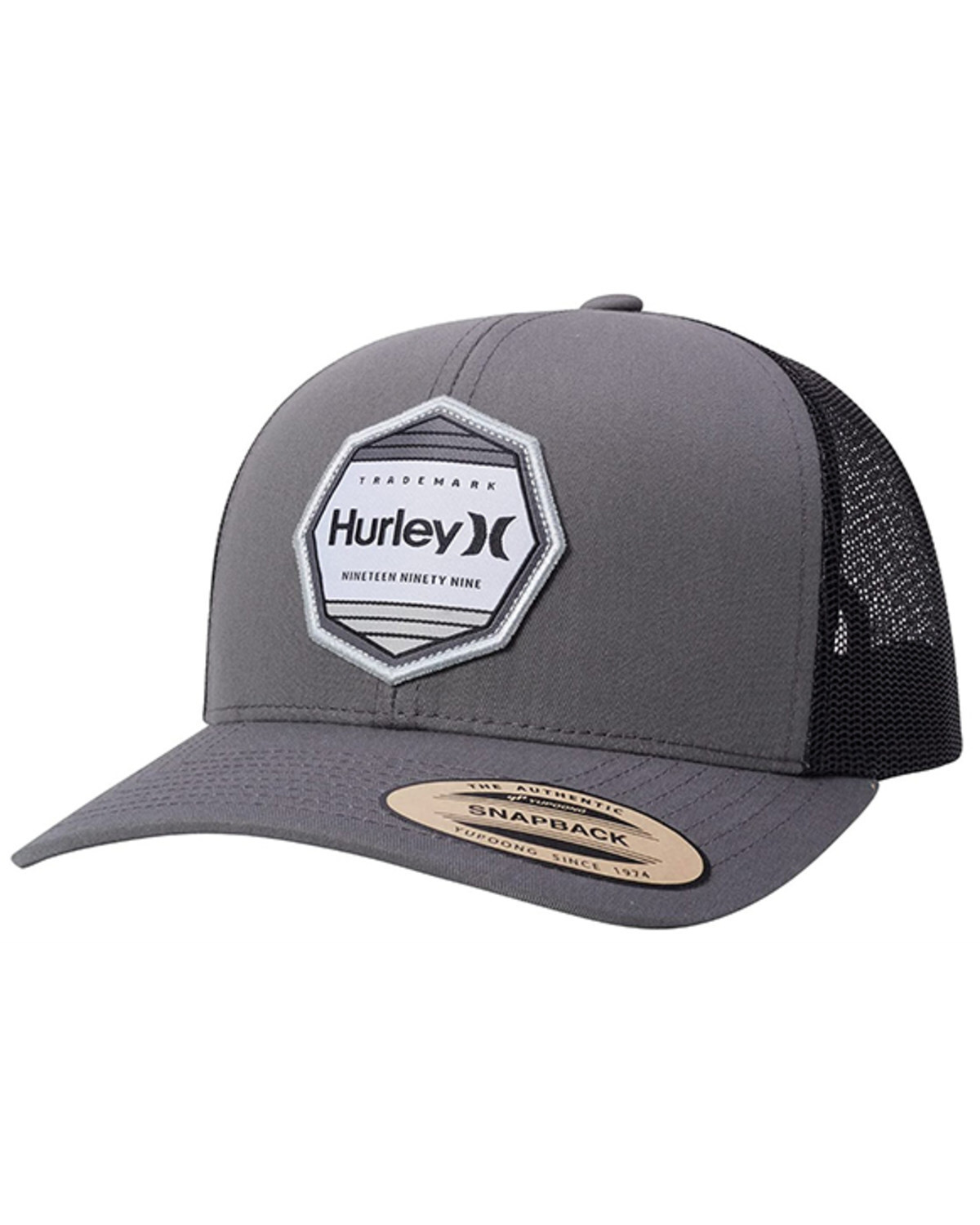 Hurley Men's Pacific Logo Patch Mesh Back Trucker Cap - HIHM0054