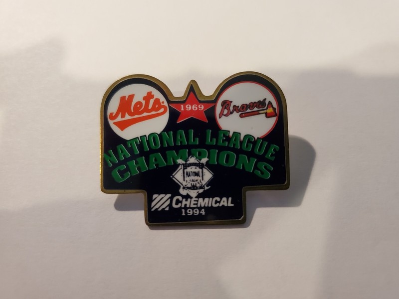1994 Chemical Bank 1969 Mets NL Champions Collector Pin - 3rd Series