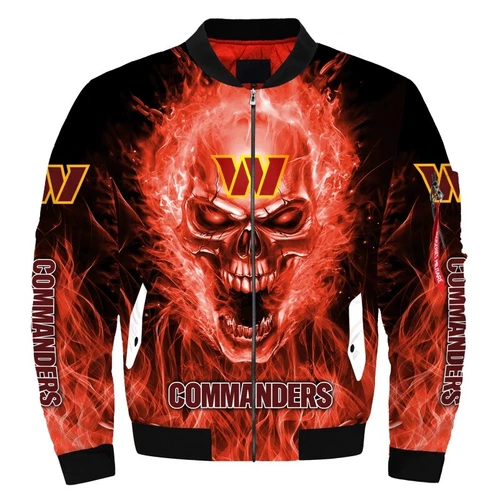 Washington Commanders Men's Flight Bomber Jacket