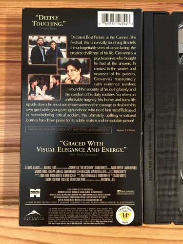 THE SON'S ROOM (VHS, 2001) Nanni Moretti, Laura Morante, Italian Language - Picture 4 of 9