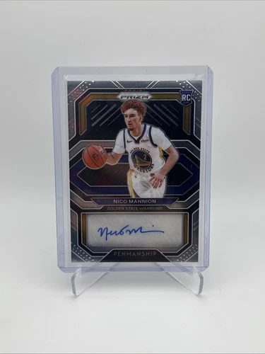 2020 Panini Prizm NBA Nico Mannion “ROOKIE AUTO” Raw Mint Warriors