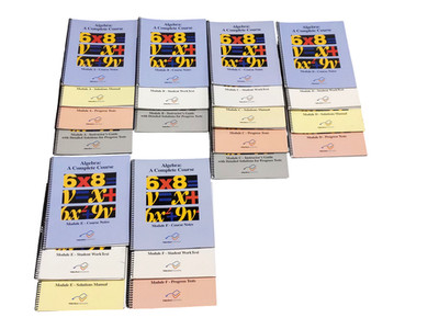 VideoText Interactive Algebra: A Complete Course Modules A - F (Incomplete Set)